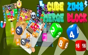 2048 Cube Merge Block - Play Free Best puzzle Online Game on JangoGames.com
