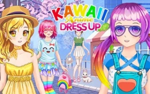 Anime Kawaii Dress Up - Dresses - Play Free Best kids Online Game on JangoGames.com