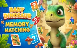 Baby Dinosaur Memory Matching - Play Free Best memory Online Game on JangoGames.com