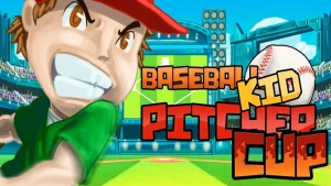 Baseball kid Pitcher cup - Play Free Best Sports Online Game on JangoGames.com