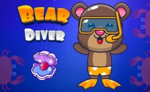 Bear Diver - Play Free Best adventure Online Game on JangoGames.com