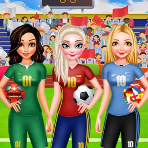 Bff Princess Vote For football 2018 - Play Free Best Football Online Game on JangoGames.com