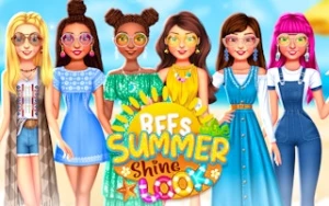 BFF Summer Shine Look - Play Free Best kids Online Game on JangoGames.com
