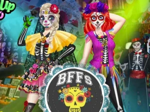BFFS Day of the Dead - Play Free Best Dress-up Online Game on JangoGames.com