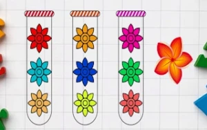 Blossom Sort - Flower Games - Play Free Best puzzle Online Game on JangoGames.com