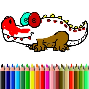 BTS Aligator Coloring - Play Free Best Art Online Game on JangoGames.com