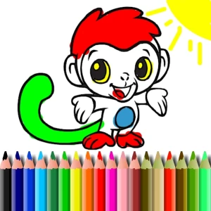 BTS Monkey Coloring - Play Free Best Art Online Game on JangoGames.com