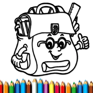 BTS School Bag Coloring Book - Play Free Best Art Online Game on JangoGames.com