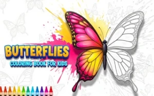 Butterflies Coloring Book for Kids - Play Free Best coloring Online Game on JangoGames.com