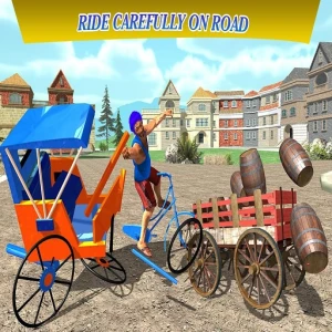 City Cycle Rickshaw Simulator 2020 - Play Free Best Simulation Online Game on JangoGames.com