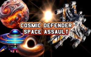 Cosmic Defender Space Assault - Play Free Best airplane Online Game on JangoGames.com