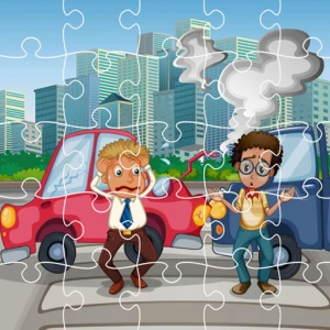 Crash Car Jigsaw - Play Free Best Puzzle Online Game on JangoGames.com