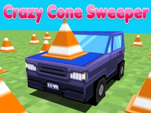 Crazy Cone Sweeper - Play Free Best Racing Online Game on JangoGames.com