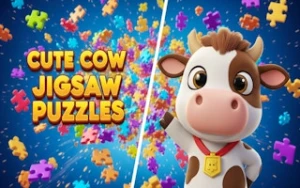 Cute Cow Jigsaw Puzzles - Play Free Best jigsaw-puzzles Online Game on JangoGames.com