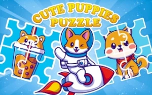 Cute Puppies Puzzle - Play Free Best puzzle Online Game on JangoGames.com