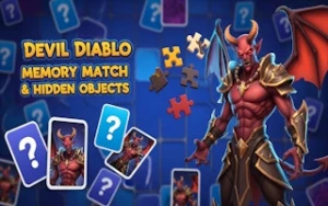 Devil Diablo Memory Match & Hidden Objects - Play Free Best memory Online Game on JangoGames.com