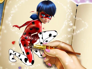 Dotted Girl Coloring Book - Play Free Best Dress-up Online Game on JangoGames.com