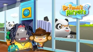 Dr Panda Airport - Play Free Best Puzzle Online Game on JangoGames.com