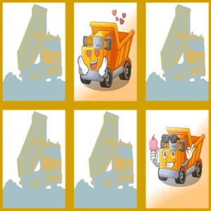 Dump Trucks Memory - Play Free Best Puzzle Online Game on JangoGames.com
