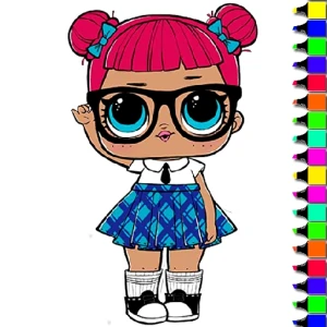 Easy Kids Coloring LOL - Play Free Best Art Online Game on JangoGames.com