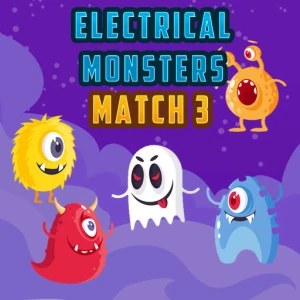 Electrical Monsters Match 3 - Play Free Best Match-3 Online Game on JangoGames.com