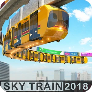 Elevated Train Driving Simulator Sky Tram Driver - Play Free Best Racing & Driving Online Game on JangoGames.com