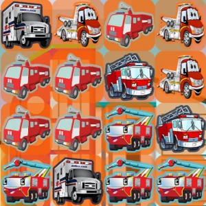 Emergency Trucks Match 3 - Play Free Best Match-3 Online Game on JangoGames.com