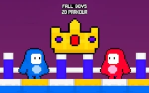 Fall Boys 2D Parkour - Play Free Best two-player Online Game on JangoGames.com