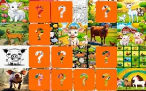 Farm Animals Memory Cards - Play Free Best memory Online Game on JangoGames.com