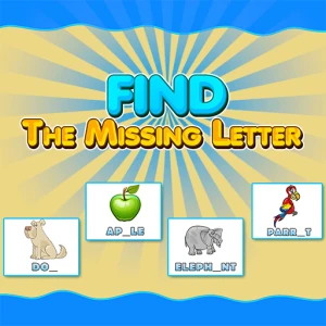 Find the Missing Letter - Play Free Best kids Online Game on JangoGames.com
