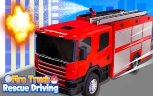 Fire Truck Rescue Driving - Play Free Best truck Online Game on JangoGames.com