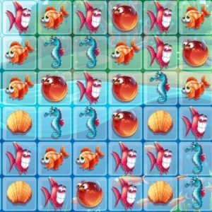 Fish World Match3 - Play Free Best Puzzle Online Game on JangoGames.com