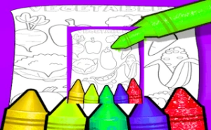 Fruits And Vegetables Coloring For Kids Printable - Play Free Best kids Online Game on JangoGames.com