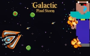 Galactic Pixel Storm - Play Free Best arcade Online Game on JangoGames.com