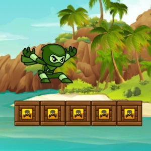Green Ninja Run - Play Free Best Agility Online Game on JangoGames.com