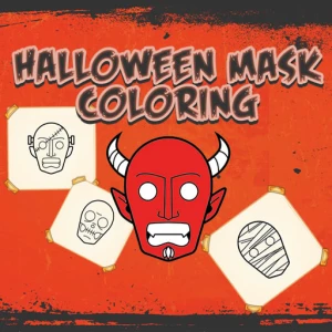 Halloween Mask Coloring Book - Play Free Best Art Online Game on JangoGames.com