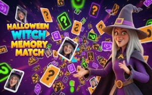 Halloween Witch Memory Match - Play Free Best memory Online Game on JangoGames.com