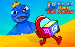 Hide And Seek Blue Monster - Play Free Best casual Online Game on JangoGames.com