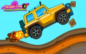 Hill Climb Truck Transform Adventure - Play Free Best car Online Game on JangoGames.com