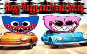 Huggy Waggy and Friends Racing - Play Free Best racing Online Game on JangoGames.com