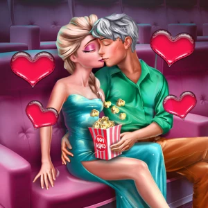Ice Queen Cinema Flirting - Play Free Best Dress-up Online Game on JangoGames.com