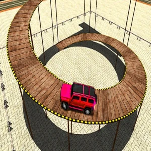 Impossible Tracks Prado Car Stunt Game - Play Free Best Racing & Driving Online Game on JangoGames.com