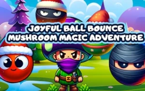 Joyful Ball Bounce Mushroom Magic Adventure - Play Free Best adventure Online Game on JangoGames.com