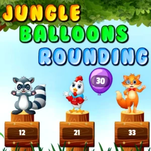 Jungle Balloons Rounding - Play Free Best Puzzle Online Game on JangoGames.com
