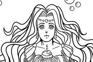 Kawaii Mermaids Coloring Book Game - Play Free Best Art Online Game on JangoGames.com