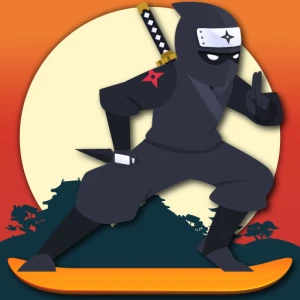 Lava And Ninja Skateboard - Play Free Best Agility Online Game on JangoGames.com