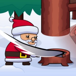 Lumberjack Santa Claus - Play Free Best Casual Online Game on JangoGames.com