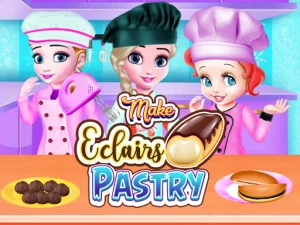 Make Eclairs Pastry - Play Free Best Cooking Online Game on JangoGames.com