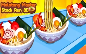 Malatang Master Stack Run 3D - Play Free Best racing Online Game on JangoGames.com
