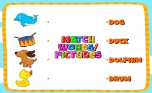 Match Pictures to Words - Play Free Best kids Online Game on JangoGames.com